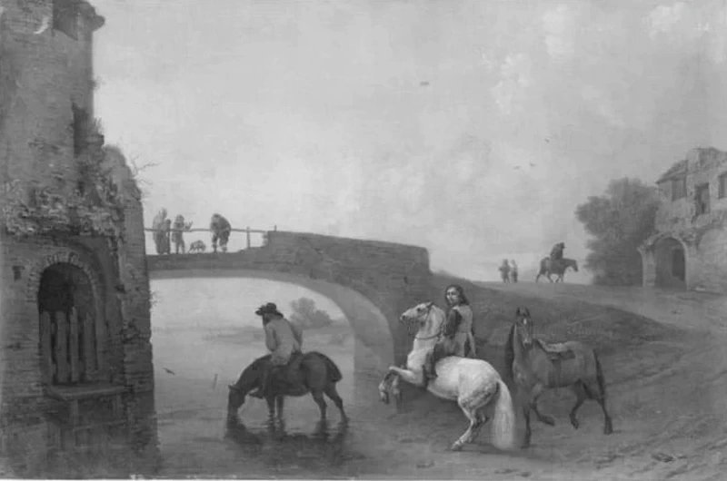 Paesaggio con ponte - Führermuseum, Linz